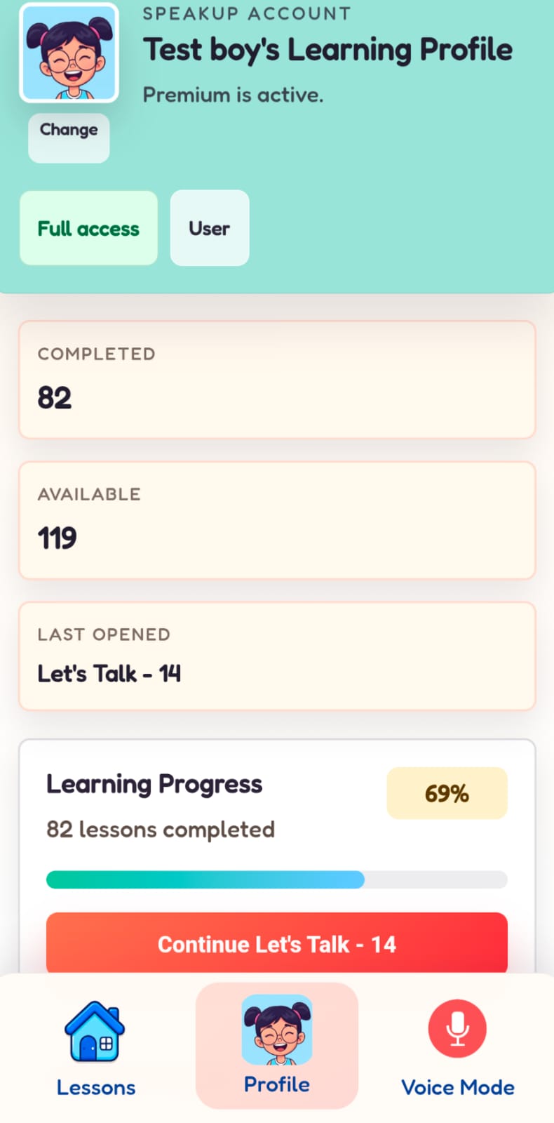 Progress tracker